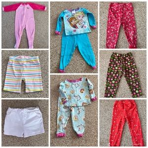 24M/2T Pajama, Shorts, and Pants Bundle